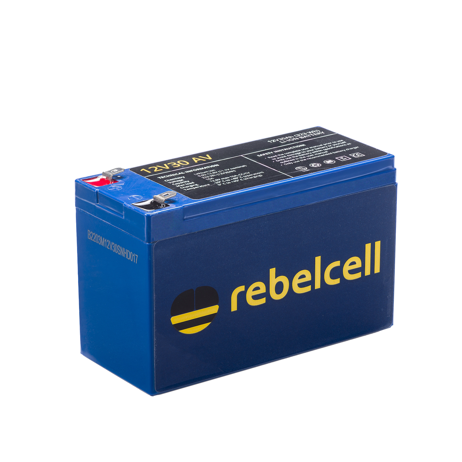 Battery 12V30 AV, Rebelcell