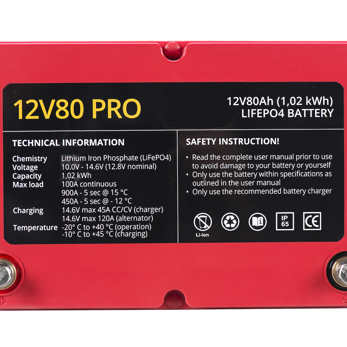 Rebelcell 12V80 PRO LifePo4 battery product image