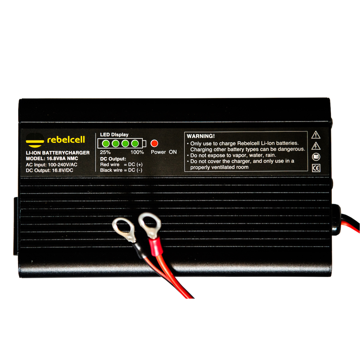 Rebelcell charger 16.8V8A product image