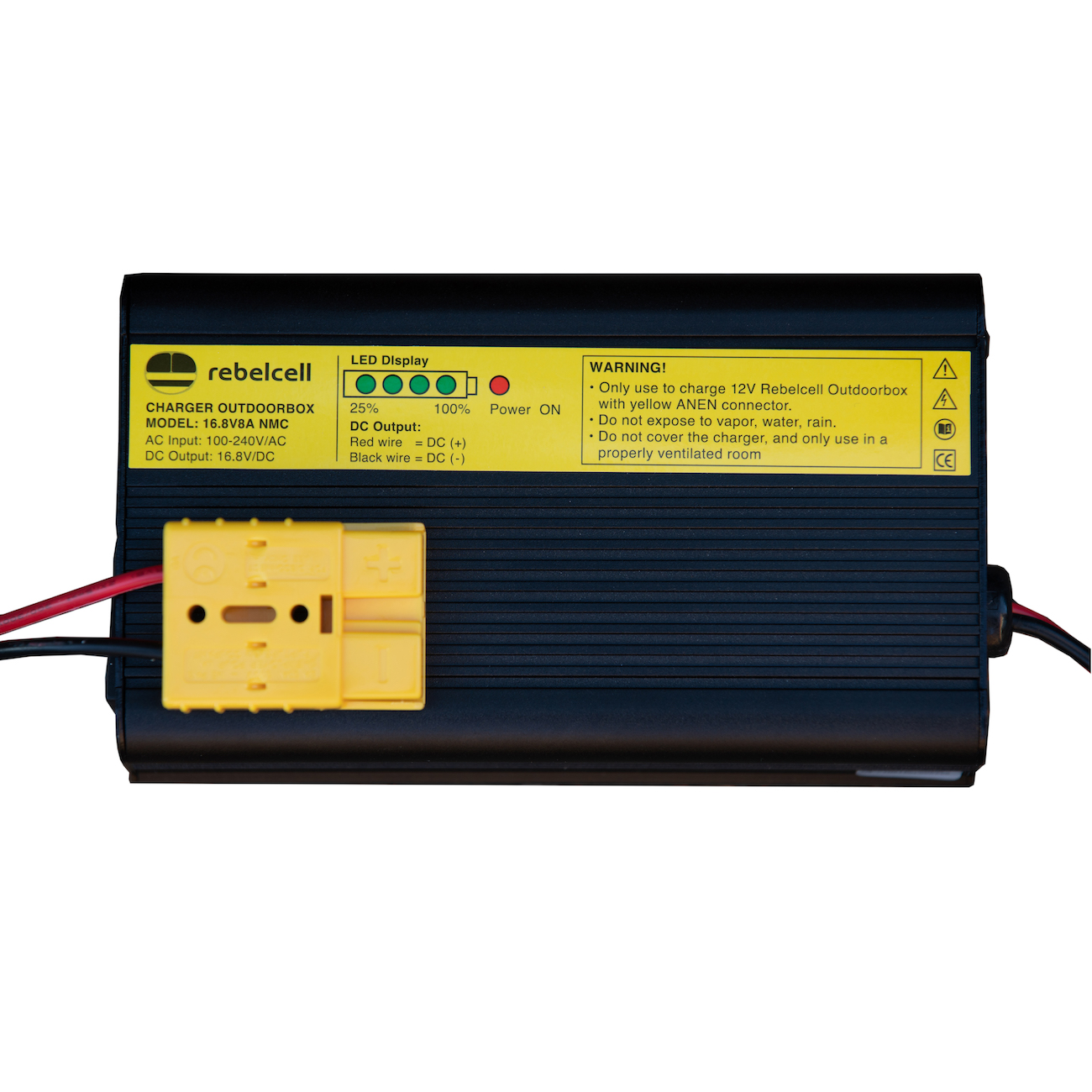 Rebelcell charger 16.8V8A product image
