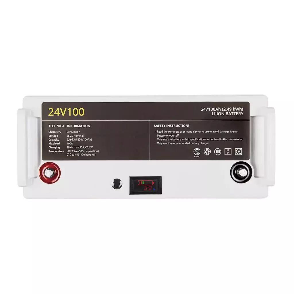 24V100 accu