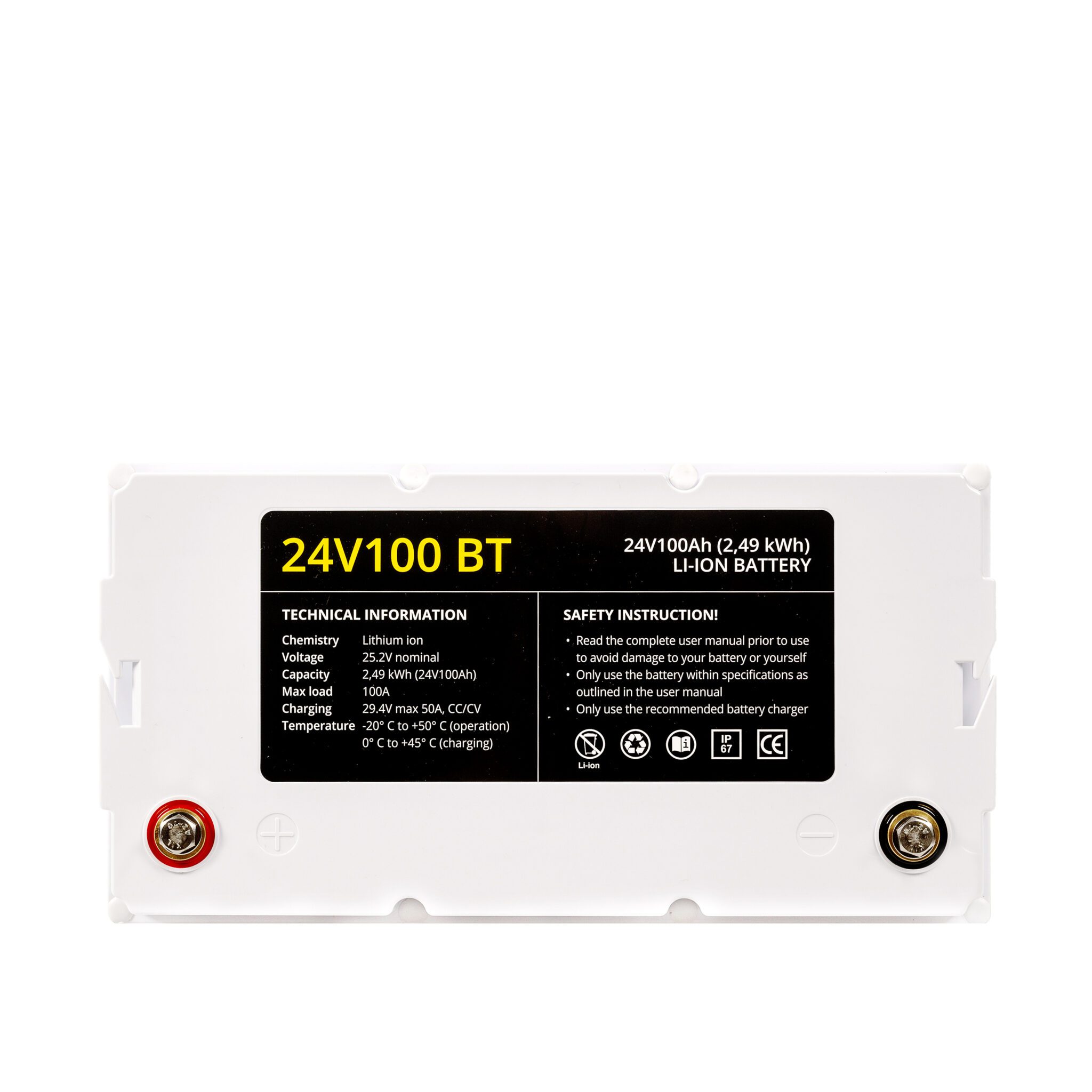 24V100 BT Lithium Battery