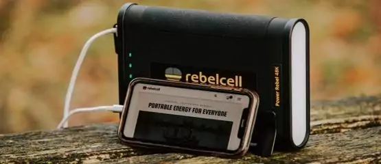 Rebelcell Power Rebel 26K V2 - Powerbank 26800mAh Charge Rapide USB/USB-C - Noir