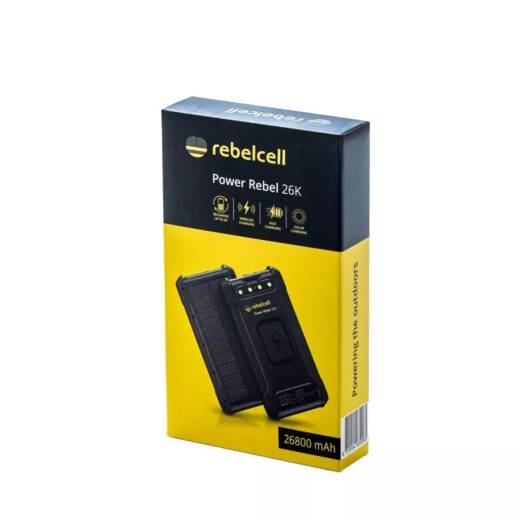 Rebelcell Powerbank Power Rebel 26K V2 - 26800mAh - Charge Rapide USB Et USB-C