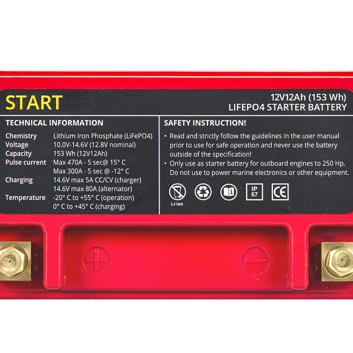 HYPERION 40 Lithium Starter - Batterie de démarrage Lithium