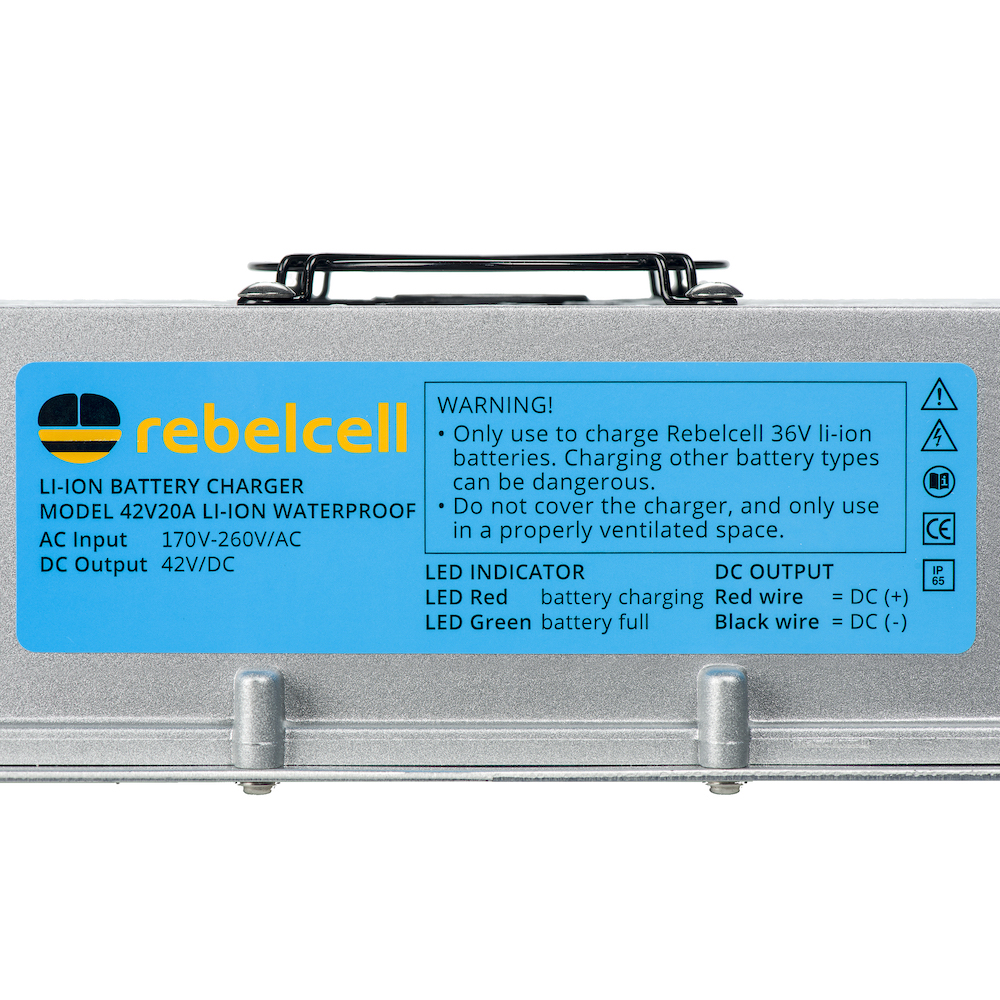 Rebelcell waterproof chrager 42V20A product image